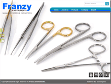 Tablet Screenshot of franzy-instruments.com